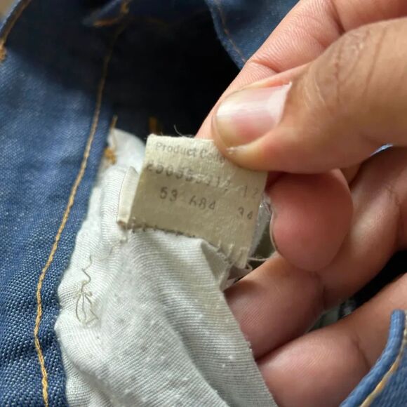 Vintage 70s Levi's Big E 684 Bell Bottom Flared Denim Jeans Size 32X30 - Picture 9 of 9